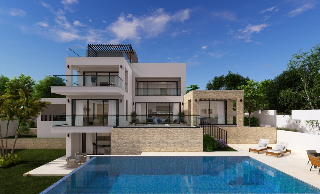 Villa Ariana exterior visualisation